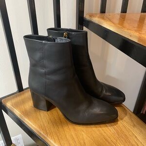 J. Crew Black Ankle Boots